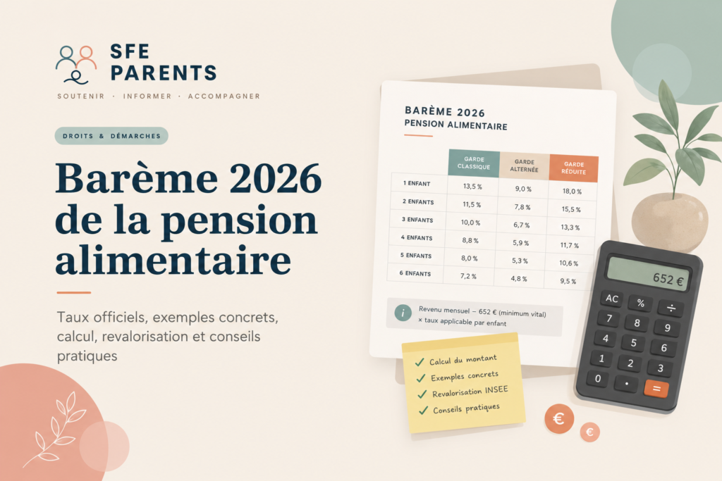 barème pensions alimentaires 2026